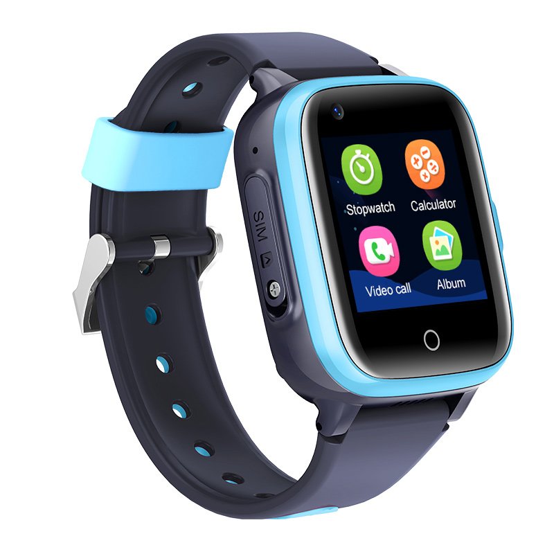 Anti lost remote tracking 4G Cat1 GPS watch multi function smart kids watch with free APP built in 700mAh battery